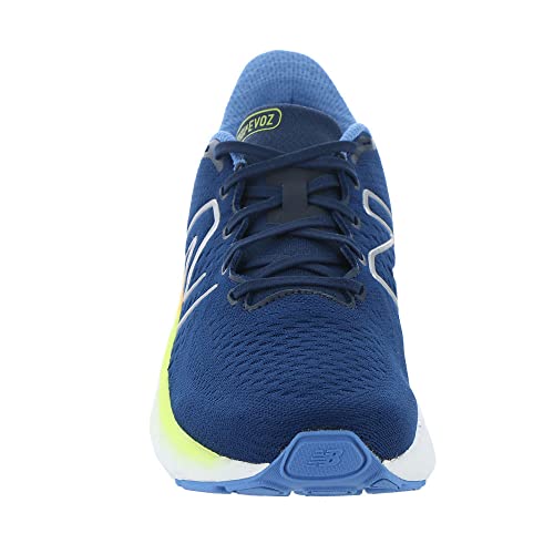 New Balance Fresh Foam X EVOZ v3 Tênis de corrida masculino, Nb azul marinho/azul herança/abacaxi có