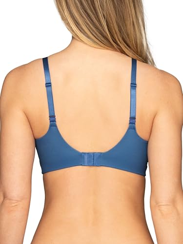 Vanity Fair Women's No Underwire Effortless Bra, Soft Wireless Support and Memory Foam Cups, S-3XL, Plus Size, Goodnight Blue, X-Large - image 3