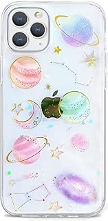 Efitoo Case for iPhone 13 Pro Max, Clear Soft Silicone Case with Design Bling Stars Moon Space Shiny Ultra Thin Sparkle Protective Shell Cover Cases for iPhone 13 Pro Max 6.7 inch