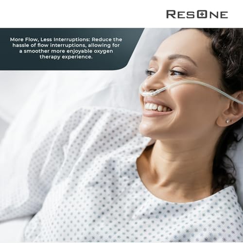 Image of ResOne 50Ft Oxygen Supply Tubing, Crush Resistant, Standard Connectors for Nasal Cannulas, Cannula Nasal Tubing, Oxygen Concentrator - Purple (Pack of 3)