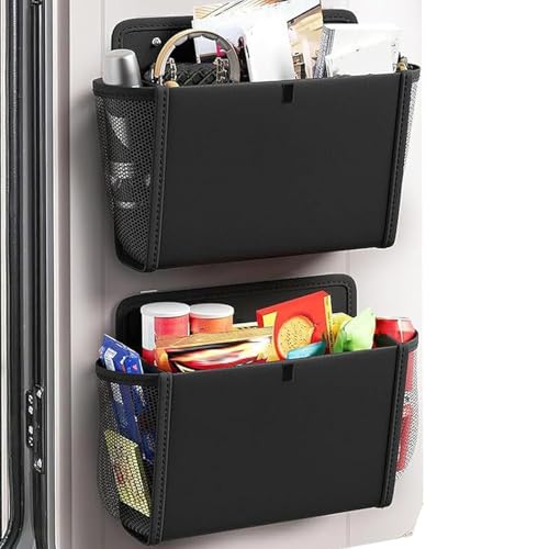 Organizador de pared | Organizador de almacenamiento colgante de pared de 2 piezas | de bolsillo para puerta para el hogar, cocina, oficina, camping, autocaravana