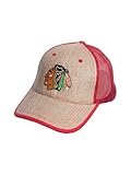 Calhoun NHL Surf & Skate Team Logo Snapback Straw Trucker Baseball Hat (Chicago Blackhawks)