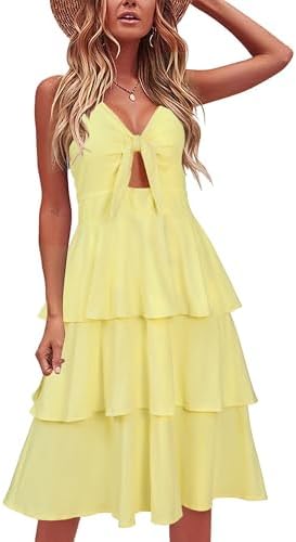 VOTEPRETTY Women's Summer Dresses Spring Sundresses Beach Clothes...