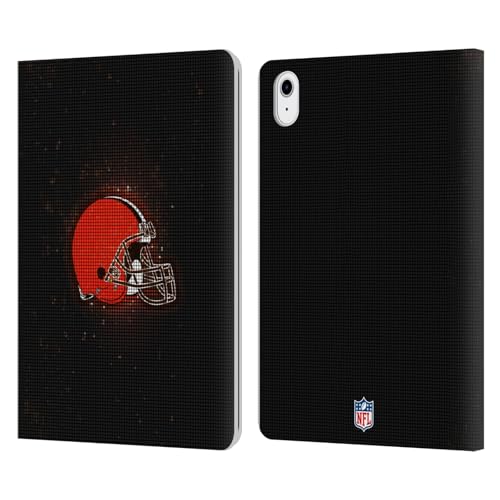 Étui portefeuille LED Cleveland Browns pour iPad Air 11 : étui protecteur avec fentes pour cartes