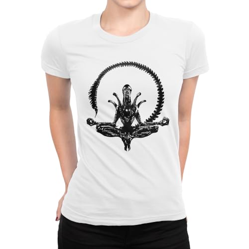 Alien Xenomorph Zen Meditation Women's T-Shirt