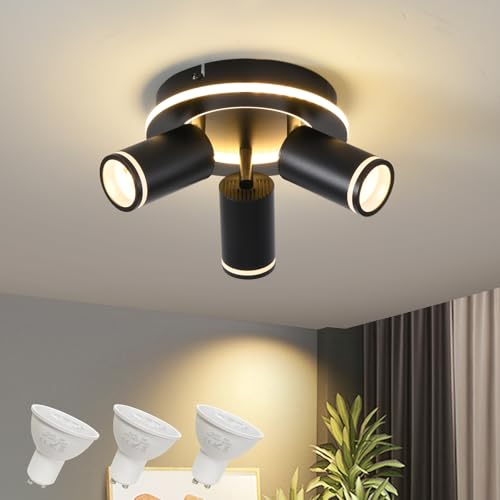 SANSHI LED Deckenleuchte Schwenkbar,3000K