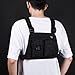 DONGKER Chest Vest Bag,Anti Theft Tactical Chest Rig Bag Adjustable Travel Chest Pack for Men Running Hiking Workouts