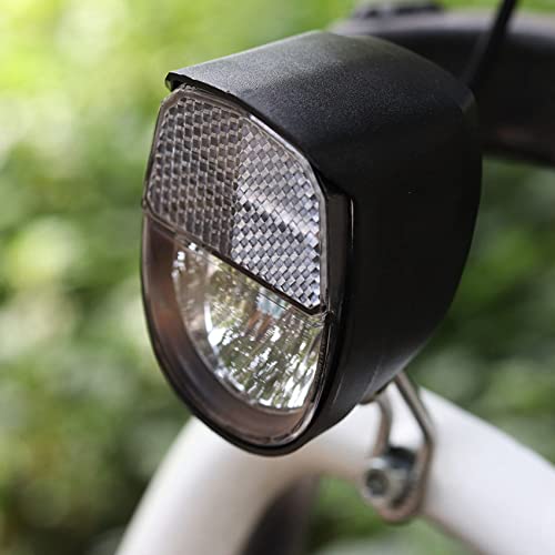 Luces de dinamo para bicicleta de 6V 3W con faros LED de alta potencia para ver claro de noche 4
