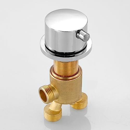 Mitigeur de bain-douche chrome 5 trous avec douche à main intégrée