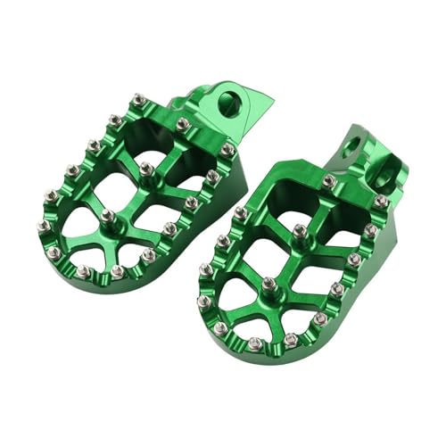 Pédales CNC pour Kawasaki KX65 KX100 Repose-Pieds Aluminium Grip Maximal