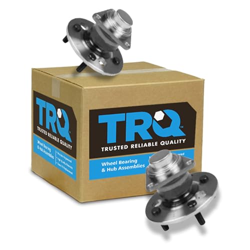 Image of TRQ 2 Piece Rear Wheel Bearing & Hub Assembly Set Compatible with 1991-1992 Saturn SC 1993-2002 SC1 SC2 1991-2002 SL SL1 SL2 1993-1999 SW1 1993-2001 SW2