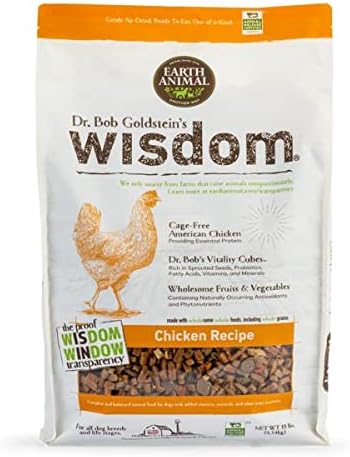 EARTH ANIMAL, Wisdom Dog Air Dried Chicken Trial, 16 Ounce…