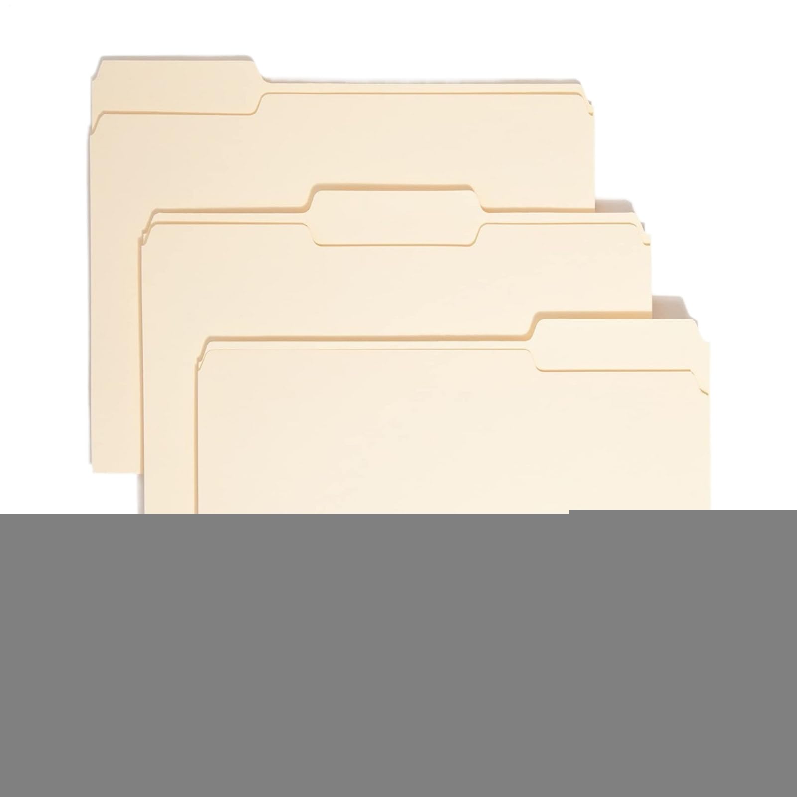 Cartelline Per Documenti 100 Pezzi Organizer per Documenti | Cartelle Da Schedario Con Linguette 1/3 per Ufficio Domestico, Organizzazione Scolastica, Gestione di Lavoro e Contratti