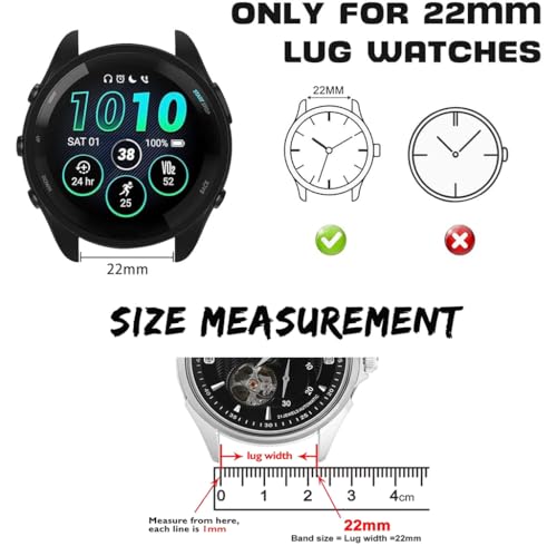 Image of Zitel Compatible with Fossil 22mm Band for Gen 6 44mm, Gen 5 Carlyle, Garrett, Julianna, Gen 5E 44mm, Gen 4, Grant Chronograph, Q Grant Silicone Sports Strap