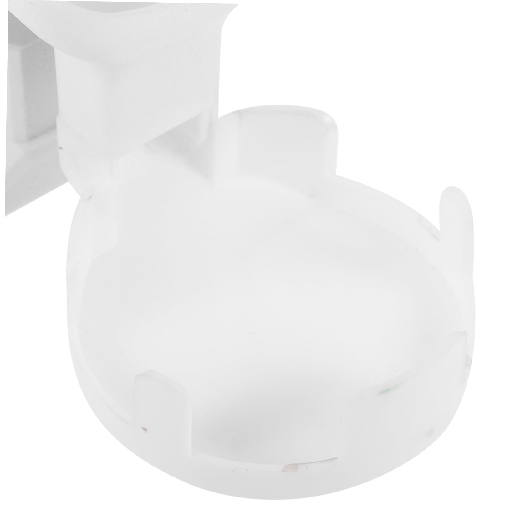 BESPORTBLE Mangiatoia Automatica capacità 100ml per Rettili e Tartarughe Corpo Trasparente in Plastica Vassoio Alimentare Bianco per Terrari