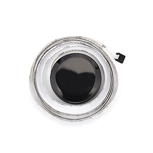 Miniatura 5 de Cinta métrica flexible suave de 60 pulgadas59.1 in, regla telescópica automática, para medición corporal, medida de costura, fitness en casa