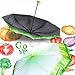 Funny Vegetable Umbrella Portable Cabbage Pattern Umbrella Folding Lettuce Pattern Umbrellas Windproof Anti Uv Umbrella for Travel