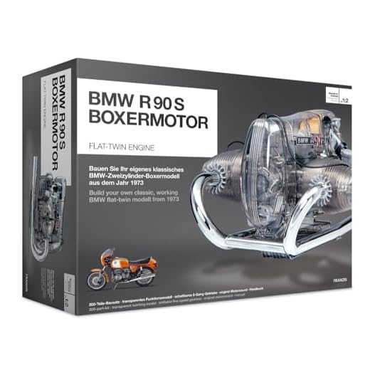 BMW R/90-S Flat Twin Engine Model Kit with Collector's Manual