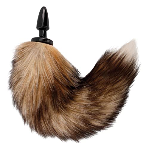 Darkness - Natural Tail with Silicone Anal Plug 10 CM