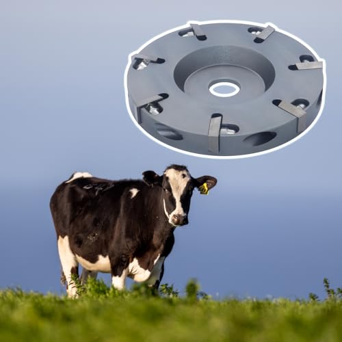 Image of 7 Blade Hoof Trimming Disc for 4.5 and 5 Inch Angle Grinders | Aluminum Alloy Grinder Wheel for 4.5 inch & 5 inch Angle Grinders, Livestock Care Tool for Cattle, Horses & Sheep