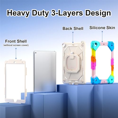 Coque iPad 7ème génération avec support et sangle de transport - 5