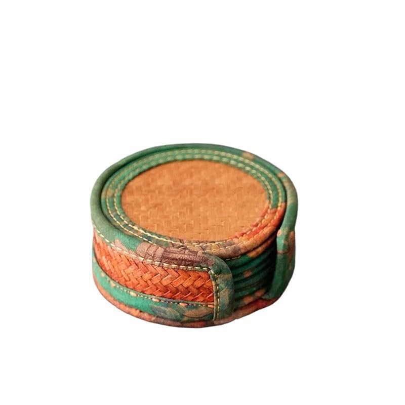 Sous-verres en tissu pour table de bureau et décoration de maison chic
