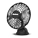 Holmes Heritage - Mini ventilatore da scrivania USB da 4", colore: Nero