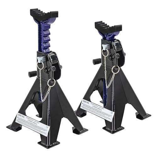 Juego De 2 Borriquetas O Caballetes De Apoyo Para Coches - Compatibles Con Varios Modelos, Alta Resistencia