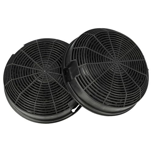 vhbw 2x Filtres à charbon actif compatible avec Faure FHC60131X, FHC90131N, FHC60131N, FHC60131W, FHC 60131N, FHC 60131X hotte aspirante - 15,3 cm