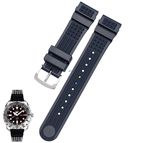 MURVE ZCR[̂߂ SRP601J1EH[^[S[Xgʋl̃_CrOXgbvhuXbgVRubNu[X|[cXgbv20mm 22mm (Color : Blue Silver buckle, Size : 20mm)