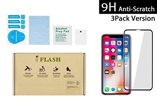 Iphone Xs Max, Iphone 11 Pro Max Full Coverage Glass Screen Protector, Iflash [3 Pack] Full Cover Tempered Glass Screen Protector For Apple Iphone 11 Pro Max/Xs Max 6.5” – Edge-To-Edge –Black #TOP5