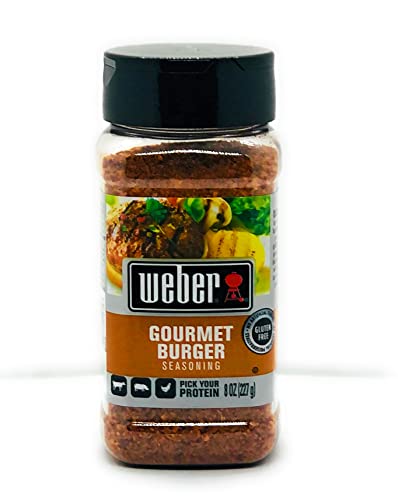 Weber Gourmet Burger Seasoning, 7.75 Ounce Shaker