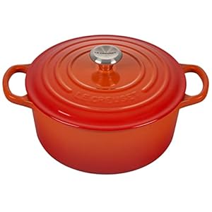 Le Creuset Enameled Cast Iron Signature Round Dutch Oven, 3.5 qt. , Flame