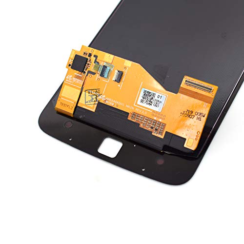 Image of LCD Screen Display with Digitizer Touch Panel Without Bezel Frame Compatible with Motorola Moto Z Moto Z Droid(Black)