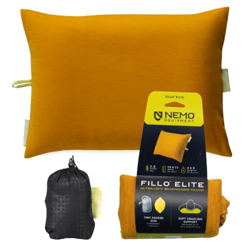 NEMO Equipment Fillo Elite Camping Pillow - Mango/Citron