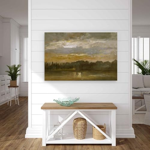 Impression murale J.C. Dahl peinture romantique salon chic - 4
