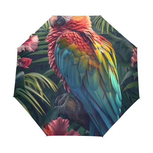 Parapluie compact GAIREG automatique floral pour femme
