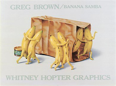 Amazon.com: Banana Samba Art Poster PRINT Greg Brown 26x19