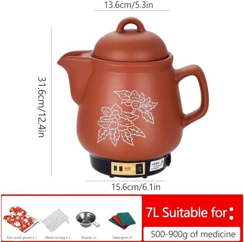 Olla Eléctrica para Medicina China 4QT, Cocción Lenta y Función Mantener Calor miniatura 3