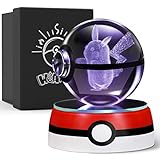 WEARXI 3D Kristallkugel mit LED, Spielzeug Ball Mit Figuren, Mitgebsel Kindergeburtstag Mädchen Junge, Kleine Geschenke für Kinder, Geschenk Boxen, 1 Pack