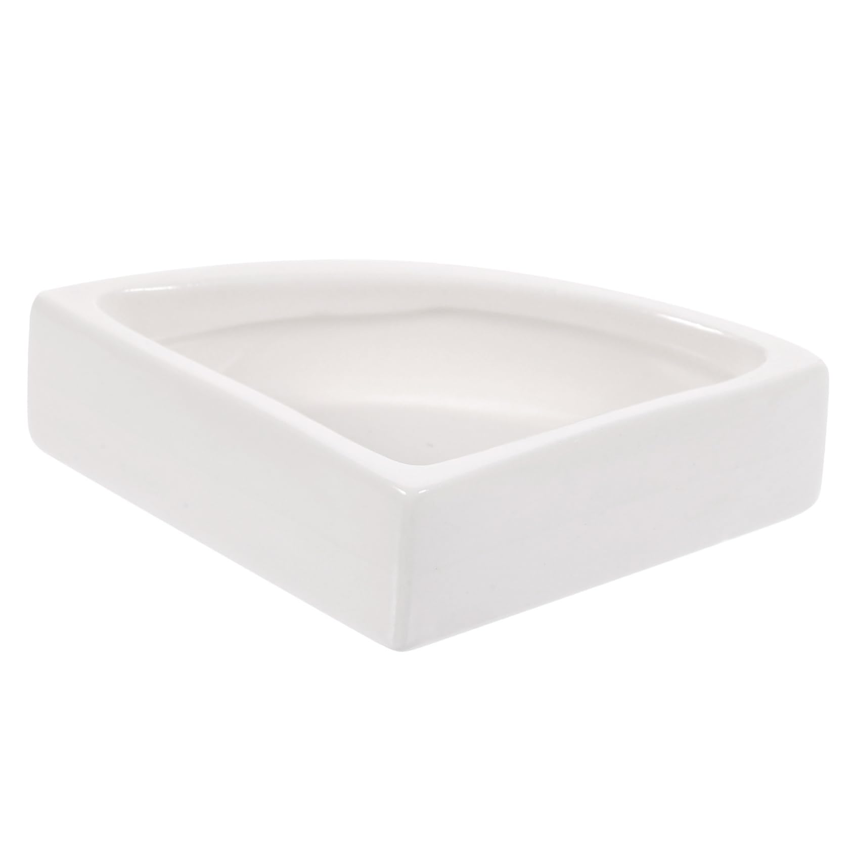 UKCOCO Reptile Feeding Dish Ceramic Water Bowl for Lizards Turtles and Snakes Escape Design for Safe Daily Use Terrariums Food and Water