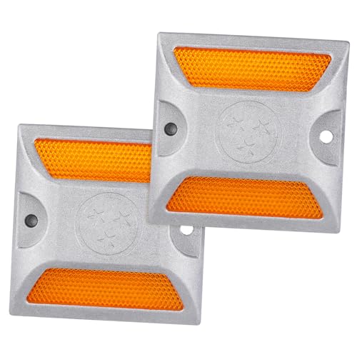Reflectores de emergencia para carretera 2pcs aluminio miniatura 1