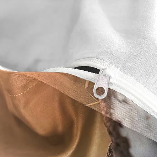 Parure de lit renard roux en microfibre supérieure impression 3D portrait - 8