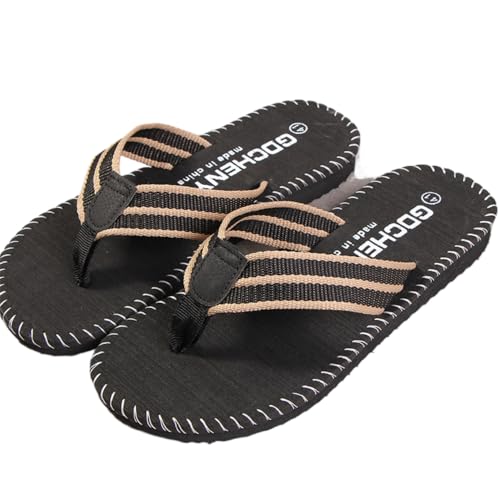 Premium Comfort Wide Strap EVA Yoga Mat Flip Flops For Men Non Slip Thong Sandals Slides Summer Slippers Indoor Outdoor Footwear