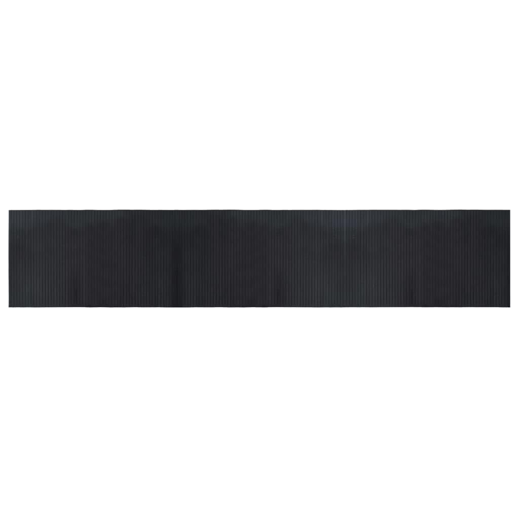 Vidaxl (Black, 60 X 300 Cm) Rug Floor Mat Area Rug Hallway Mat Carpet Runner Square Nature Bamboo