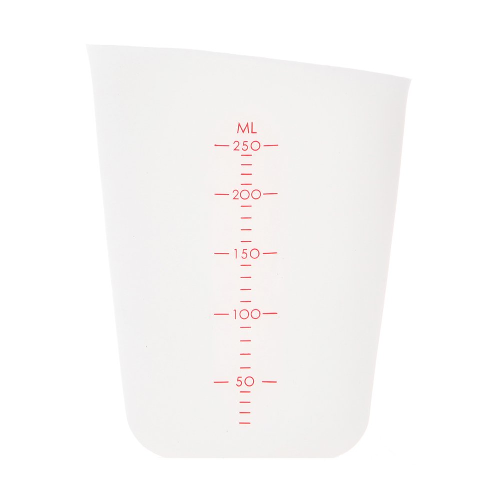 Korlin White Good Grips Squeeze And Pour Silicone Measuring Cup - 250Ml Capacity
