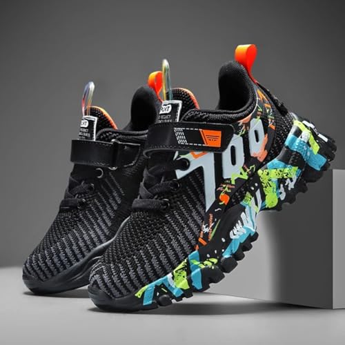 Kids Shoes for Boys Girls Sneakers Sports Knitted Mesh Running Athletic Walking Gym Sports Lightweight Breathable Toddler Little Kid Big Kid4