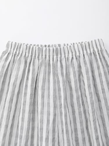Image of BINIDUCKLING Toddler Pull Up Loose Gingham Girls Pants