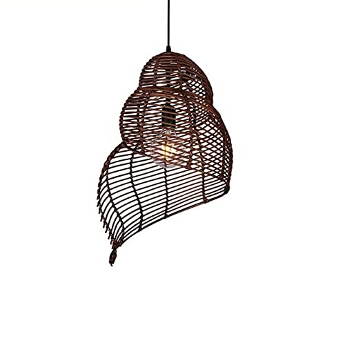 Lampe bambou tissée main idéale pour éclairer une cuisine de ferme