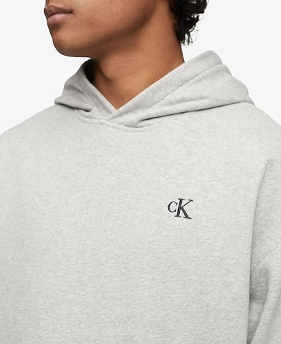 Image of Calvin Klein Men's Monogram Logo Fleece Hoodie